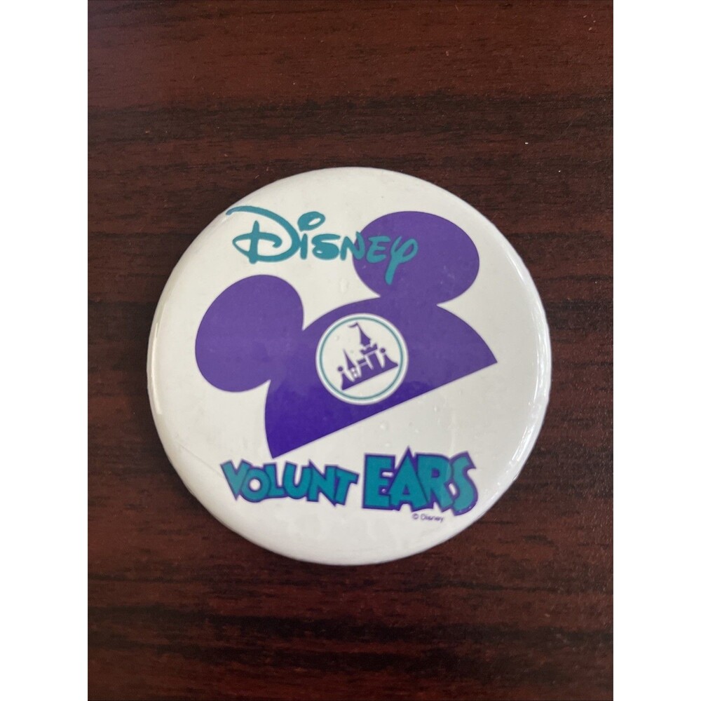 Disney VoluntEARS Button Pin